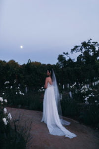 bride in a portugal wedding venue